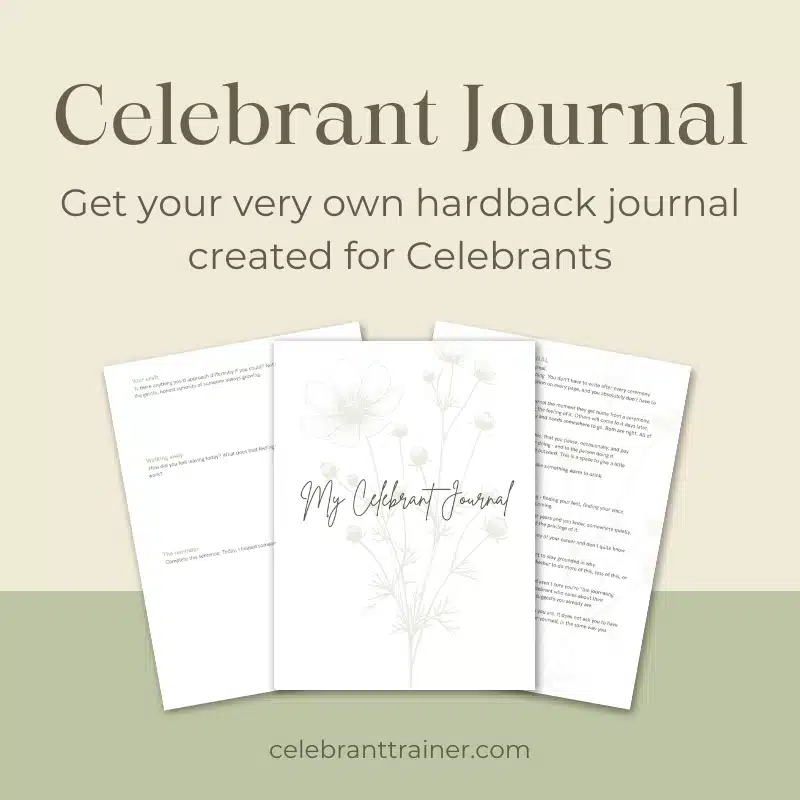 The Celebrant's Journal
